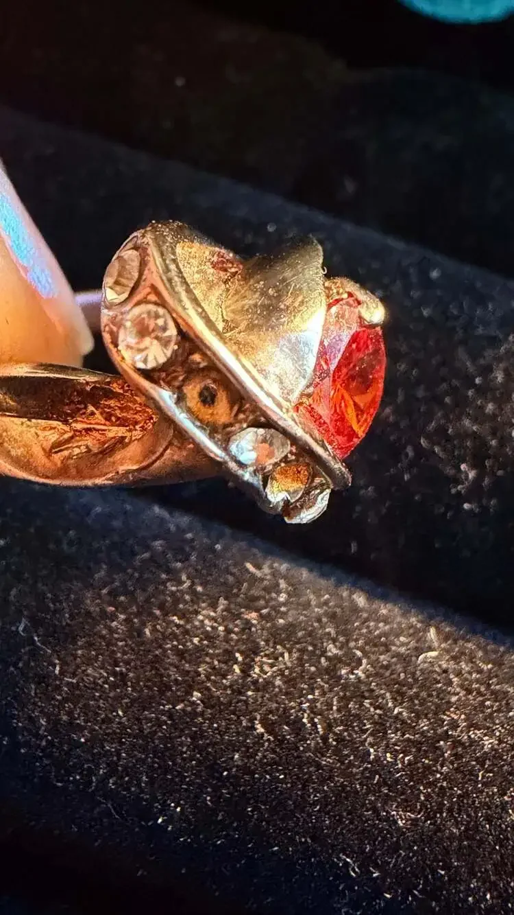 (15)Vintage Style Mixed Metal Faux Gemstone Cocktail Ring Collection